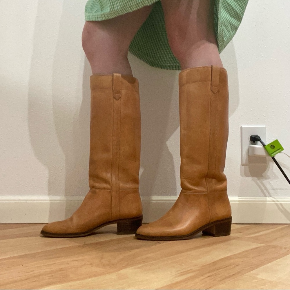 Vintage Tan Campus Boots (8)